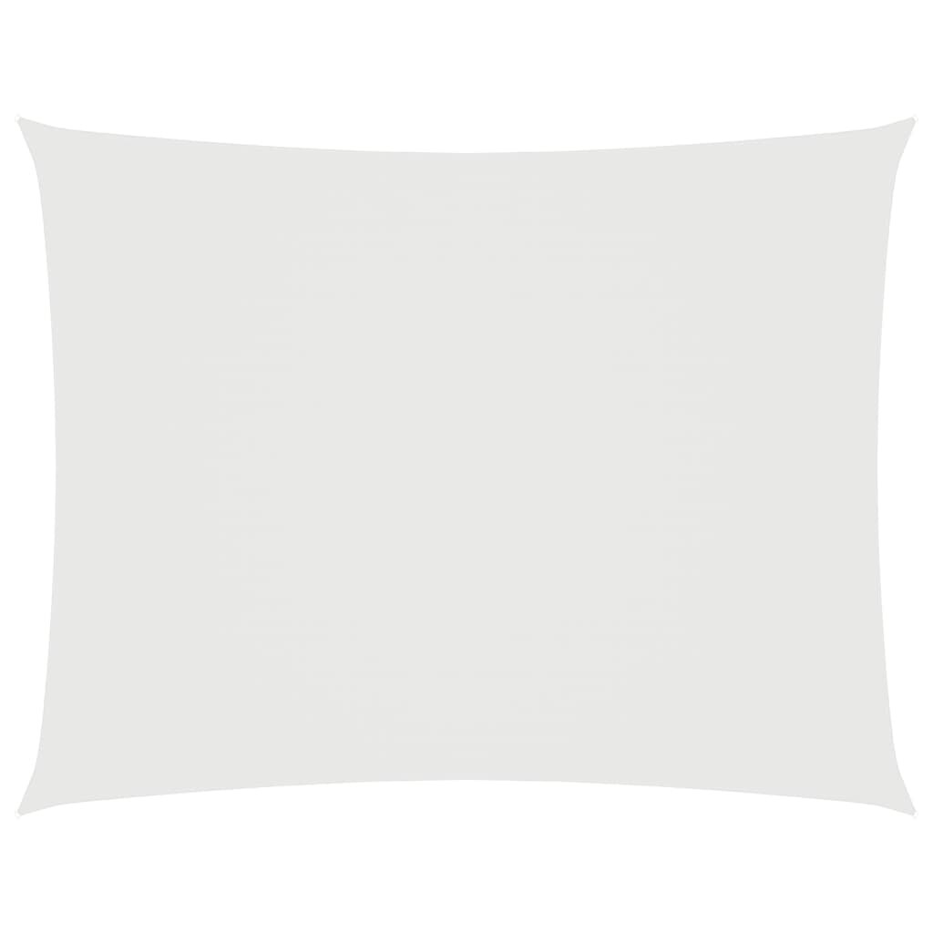 Voile de parasol tissu oxford rectangulaire 2,5x3,5 m blanc Modèle Balcon Sirocco