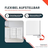 thumbnail of homeX Kühlschrank ohne Gefrierfach, Vollraumkühlschrank klein - 88 Liter, Tischkühlschrank freistehend, weiß, CS1016-W