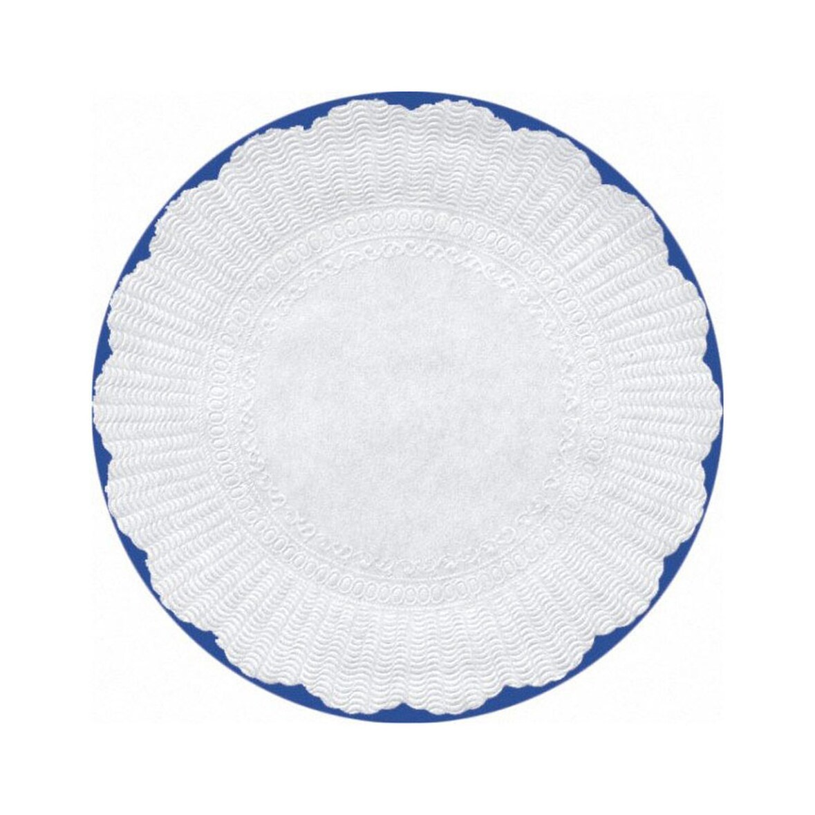 500x Plattenpapiere rund weiß O 32 cm