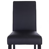 thumbnail of METRO PROFESSIONAL Chaise de restaurant rembourrée Valmy II, lot de 2, bois/simili cuir, noir