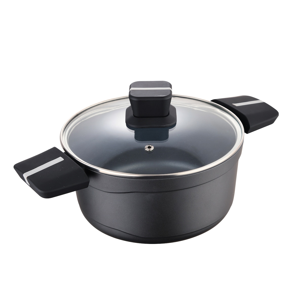 San Ignacio - Braadpan 24x12cm gegoten aluminium met deksel bistrogrijs