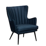 thumbnail of METRO PROFESSIONAL Fauteuil rembourré Navari, acier/polyester, bleu/noir