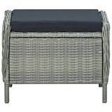 thumbnail of Helloshop26 - Conjunto de comedor de jardín exterior de 5 piezas en gris claro 02_0013792