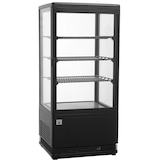 thumbnail of METRO Professional Vitrine refrigerada GGC2078B, plástico/vidro, 42.8 x 38.6 x 96 cm, 78 L, refrigeração por ventilação, prateleiras ajustáveis, preto