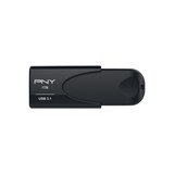 thumbnail of PNY Attaché 4 - 1000 GB - USB Typ-A - 3.2 Gen 1 (3.1 Gen 1) - 80 MB/s - Dia - Schwarz