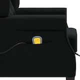 thumbnail of vidaXL Massagesessel mit Hocker Schwarz Stoff