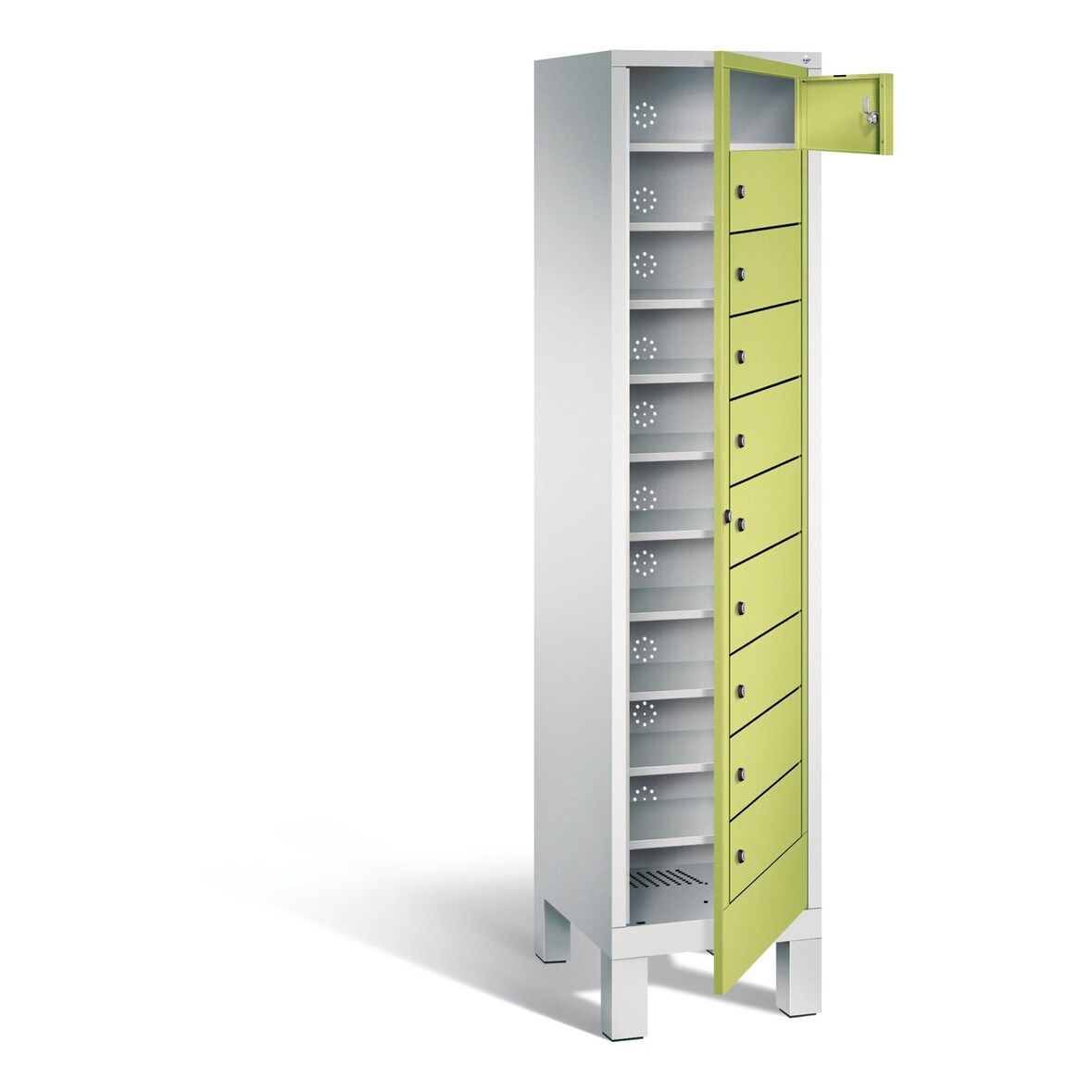 C+P Wäsche-Sammelschrank Evolo, H1850xB420xT500mm