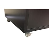 thumbnail of Poubelle snack en bois noir 100L