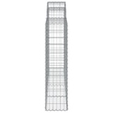 thumbnail of vidaXL Gabionen mit Hochbogen 14Stk. 200x30x120/140cm Verzinktes Eisen