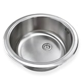 thumbnail of Edelstahl Einbauspüle `Ronda 1` Küchenspüle Waschbecken Rundbecken Rundspüle Spüle rund