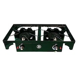 thumbnail of Gasfornuis 2 Branders 9KW 4 Voeten Gietijzeren Branders Verstelbaar in 3 Hoogtes - Buitenkeuken 74,5 x 40 x H80cm Piëzo Ontsteking