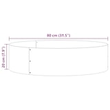 thumbnail of vidaXL Plantenring 5 pcs Bruin 80 x 80 x 20 cm Cortenstaal