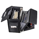 thumbnail of Alassio Trolley Aktenkoffer Pilotenkoffer Businesskoffer schwarz mit Fächertasche ROCCA II 45034