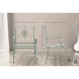 thumbnail of 2er Set Gartenstühle Punjab antik-grün