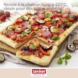 thumbnail of Plaque à pizza rectangulaire perforée extensible 37 à 52 x 33 cm Zenker Black Metallic