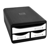 thumbnail of Exacompta 3117213D 1x Exacompta, SMALL-BOX mit 3 Schubladen, Glossy - Weiß glossy