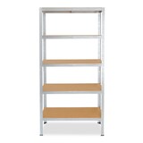 thumbnail of shelfplaza HOME 155x40x30 cm Schwerlastregal in verzinkt mit 5 Böden und 175 kg Traglast pro Boden