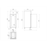thumbnail of Armoire réfrigérée positive 1 porte pleine 600 L - Inox