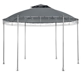 thumbnail of Helloshop26 - Gazebo de jardim 3,5 m de diâmetro cinza antracite 2208176