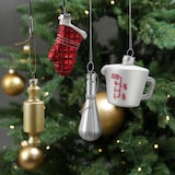 thumbnail of Weihnachtsbaumschmuck Messbecher Glas Küchenhelfer H: 7,5cm weiß