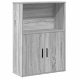 thumbnail of vidaXL Bücherregal Grau Sonoma 60x24x85 cm Holzwerkstoff