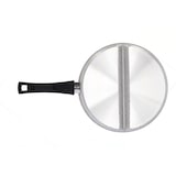 thumbnail of Mamù Doppel-Kochpfanne mit Trenneinsatz und Griff ⌀ 32 cm, hergestellt in Italien aus kratzfestem, antihaftbeschichtetem Aluminium