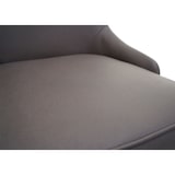 thumbnail of Set van 6 eetkamerstoel HWC-M60, gestoffeerde stoel keukenstoel fauteuil stoel, stof/textiel massief hout ~ donkergroen-grijs