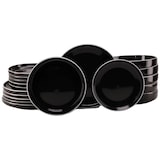 thumbnail of CreaTable Nordic Gourmet Schwarz Tellerset 18-tlg Steinzeug