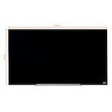 thumbnail of Nobo Whiteboard Glas 45" 56x100cm schwarz, magnetisch aus gehärtem