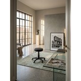 thumbnail of Büro- und Kosmetikhocker mit Leder-Optik, 360° drehbar, höhenverstellbar 44-55 cm, stabil. Schwarz, 50x50x55 cm | Kadima Design