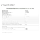 thumbnail of Wolkenstein Kopffreihaube SL S5-80 ABTZ - 80 cm, schwarz, Dunstabzugshaube