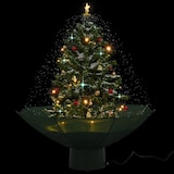 thumbnail of vidaXL Schneiender Weihnachtsbaum mit Schirmfuß Grün 75 cm