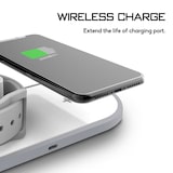 thumbnail of 2Pace® 3 in 1 QI Charger 10W Ladegerät Ladestation für Apple Watch iPhone 12 12 Pro XS X 8 Airpod