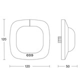 thumbnail of Präsenzmelder IR Quattro HD 24m DALI-2 APC - Unterputz, Passiv Infrarot, 2,8 m optimale Montagehöhe, 360 ° Erfassungswinkel, IP20