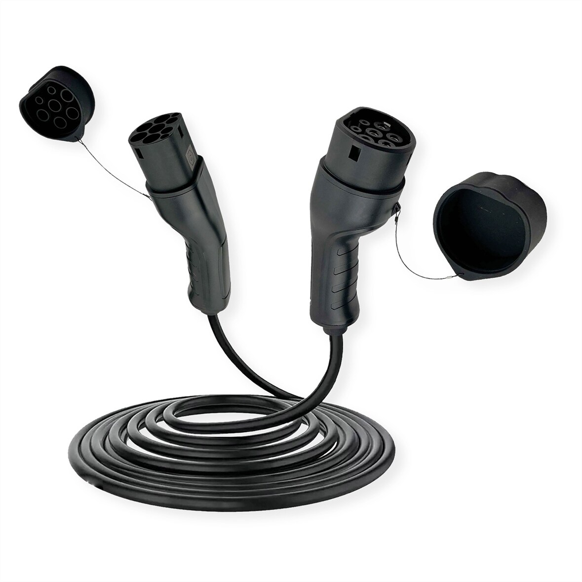 ROLINE E-Auto Ladekabel Typ2, 3-phasig, 480VAC (3P+N+E), 16 A, 11 kW, 5 m