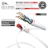 thumbnail of CSL Cat 6 Gigabit Ethernet LAN Kabel - mehrfach geschirmt - UTP Gigabit - 1000 Mbit/s - Patchkabel - Netzwerkkabel - 10m