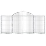 thumbnail of vidaXL Gabionen mit Hochbogen 30 Stk. 200x30x80/100cm Verzinktes Eisen