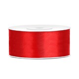 thumbnail of Satin Geschenkband rot 25m 25mm breit