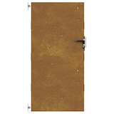 thumbnail of Puerta de jardín acero corten 85x175 cm
