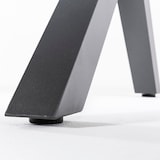 thumbnail of Mesa de jardim, extensível 202 a 264 cm, alumínio e cerâmica, cor antracite, 202/264x102x78 cm