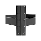 thumbnail of 2x Profeco heavy duty opbergrek 180x90 cm - Stellingkast 10 planks x 175kg - Zwart