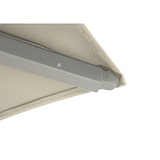 thumbnail of METRO PROFESSIONAL Ombrellone quadrato, alluminio, 4 x 4 m, idrorepellente, beige/platino