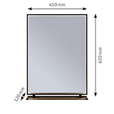 thumbnail of Paulmann Miroir lumineux LED Miro  IP44  Tunable White 180lm 230V 11W  Miroir#Noir mat 71093