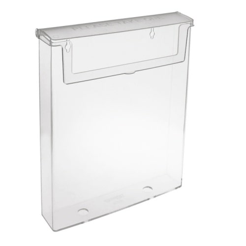 Prospektbox, Flyerbox DIN A4, wetterfest mit Deckel