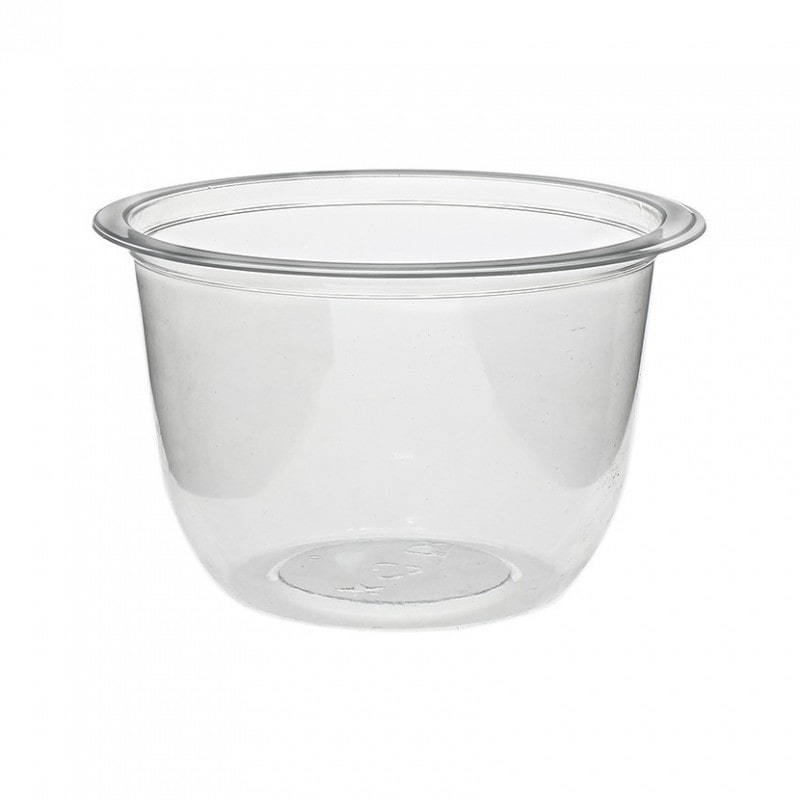 900 Uds. Tarrina RPET transparente tripots (300cc)  Ref 91252