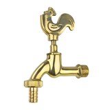 thumbnail of Nostalgie Auslaufventil Gockel 1/2 Zoll poliertes Messing