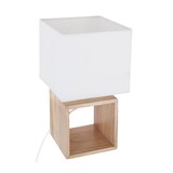 thumbnail of Candeeiro quadrado em madeira Atmosphera H32