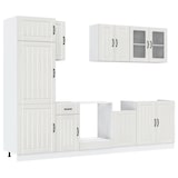 thumbnail of vidaXL 8-tlg. Küchenschrank-Set Lucca Hochglanz-Weiß Holzwerkstoff