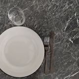 thumbnail of Restootab - Tischplatte 70x70 Dekor schwarzer Marmor