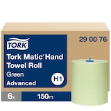 thumbnail of TORK Matic® Advanced | Toalla de mano en rollo verde - H1 (cod. 290076) - Caja 6 ud.